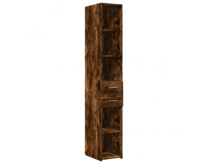 Sonata Dulap de depozitare slim, stejar fumuriu, 30x42,5x225 cm, lemn