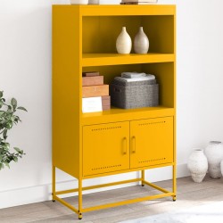 Sonata H Висок шкаф, горчица жълто, 68,5x38,5x123,5 см, стомана - Corpuri, vitrine, biblioteci modulare