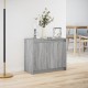 Sonata H Сайдборд с LED, сив сонома, 72x34x61 см, инженерно дърво