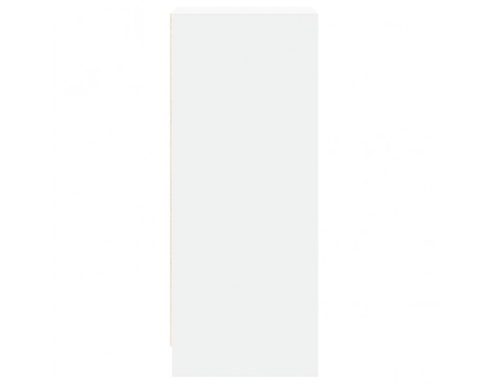 Sonata H Сайдборд с LED, бял, 42,5x34x85 см, инженерно дърво