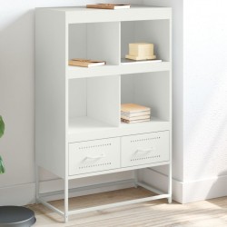 Sonata H Висок шкаф, бял, 68x39x111,5 см, стомана - Corpuri, vitrine, biblioteci modulare