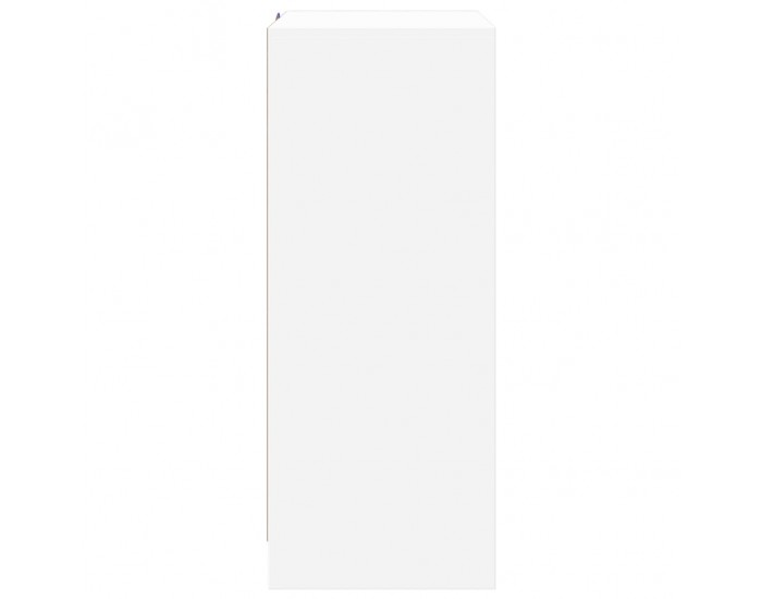 Sonata H Сайдборд с LED, бял, 77x34x85 см, инженерно дърво
