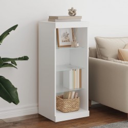 Sonata H Сайдборд с LED светлини, бял, 41x37x100 см - Corpuri, vitrine, biblioteci modulare
