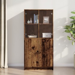 Sonata H Висок шкаф, старо дърво, 68x37x142 см, инженерно дърво - Corpuri, vitrine, biblioteci modulare