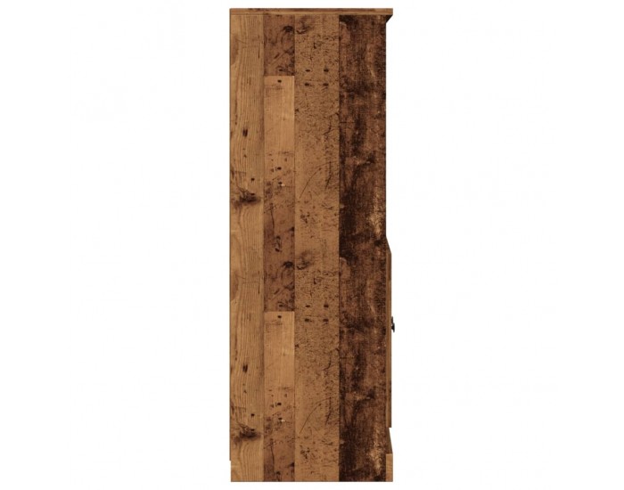 Sonata H Висок шкаф, старо дърво, 60x35,5x103,5см, инженерно дърво