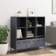 Sonata H Висок шкаф, антрацит, 101,5x39x103,5 см, стомана