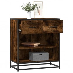 Sonata H Сайдборд, опушен дъб, 68x35x76 см, инженерно дърво - Corpuri, vitrine, biblioteci modulare
