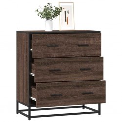 Sonata H Бюфет Кафяв дъб 68x35x76 cm Изработена дървесина и метал - Living