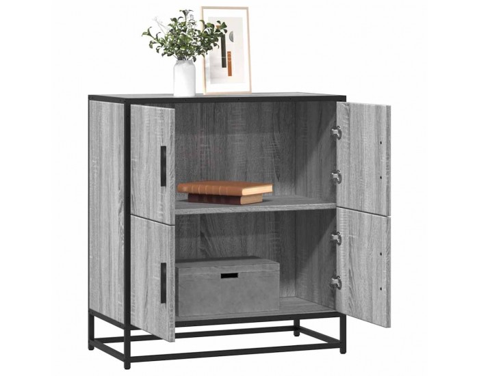 Sonata H Шкаф Grey Sonoma 68x35x76 cm Изработена дървесина