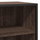Sonata H Бюфет Кафяв дъб 68x35x76 cm Изработена дървесина и метал