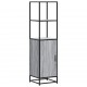 Sonata H Висока дъска Grey Sonoma 35,5x35x139cm Обработено дърво и метал