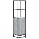 Sonata H Висока дъска Grey Sonoma 35,5x35x139cm Обработено дърво и метал