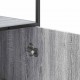 Sonata H Висока дъска Grey Sonoma 35,5x35x139cm Обработено дърво и метал