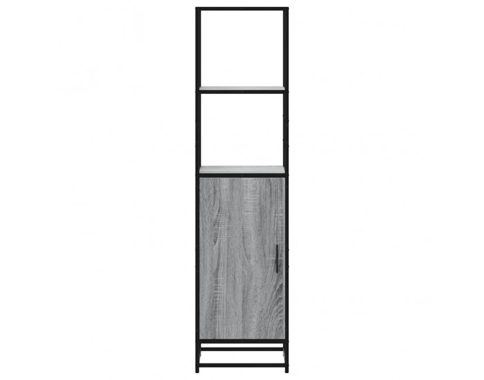 Sonata H Висока дъска Grey Sonoma 35,5x35x139cm Обработено дърво и метал