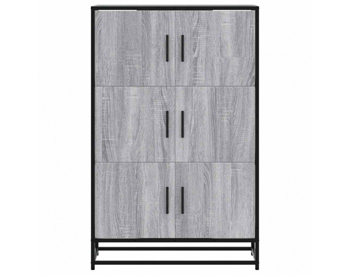 Sonata H Висока дъска Grey Sonoma 68x35x106,5 cm Обработено дърво