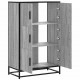 Sonata H Висока дъска Grey Sonoma 68x35x106,5 cm Обработено дърво