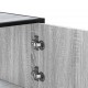 Sonata H Висока дъска Grey Sonoma 68x35x106,5 cm Обработено дърво