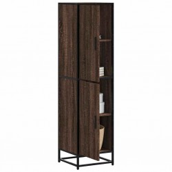 Sonata H Висока дъска Кафяв дъб 35,5x35x139 cm Обработено дърво и метал - Corpuri, vitrine, biblioteci modulare