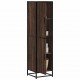 Sonata H Висока дъска Кафяв дъб 35,5x35x139 cm Обработено дърво и метал