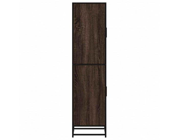 Sonata H Висока дъска Кафяв дъб 35,5x35x139 cm Обработено дърво и метал