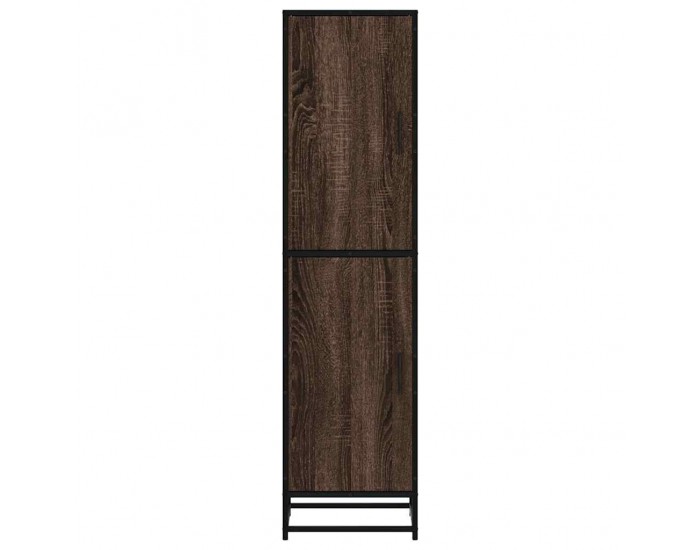 Sonata H Висока дъска Кафяв дъб 35,5x35x139 cm Обработено дърво и метал