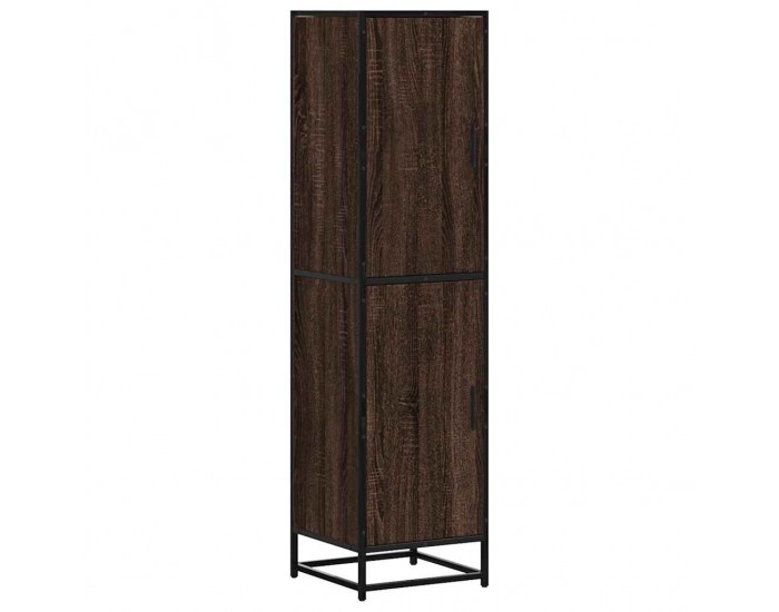 Sonata H Висока дъска Кафяв дъб 35,5x35x139 cm Обработено дърво и метал
