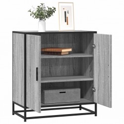 Sonata H Шкаф Grey Sonoma 68x35x76 cm Изработена дървесина и метал - Corpuri, vitrine, biblioteci modulare