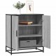 Sonata H Шкаф Grey Sonoma 68x35x76 cm Изработена дървесина и метал
