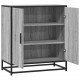 Sonata H Шкаф Grey Sonoma 68x35x76 cm Изработена дървесина и метал