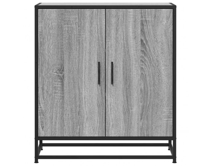 Sonata H Шкаф Grey Sonoma 68x35x76 cm Изработена дървесина и метал