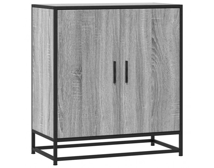 Sonata H Шкаф Grey Sonoma 68x35x76 cm Изработена дървесина и метал
