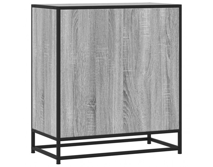 Sonata H Шкаф Grey Sonoma 68x35x76 cm Изработена дървесина и метал