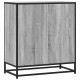 Sonata H Шкаф Grey Sonoma 68x35x76 cm Изработена дървесина и метал
