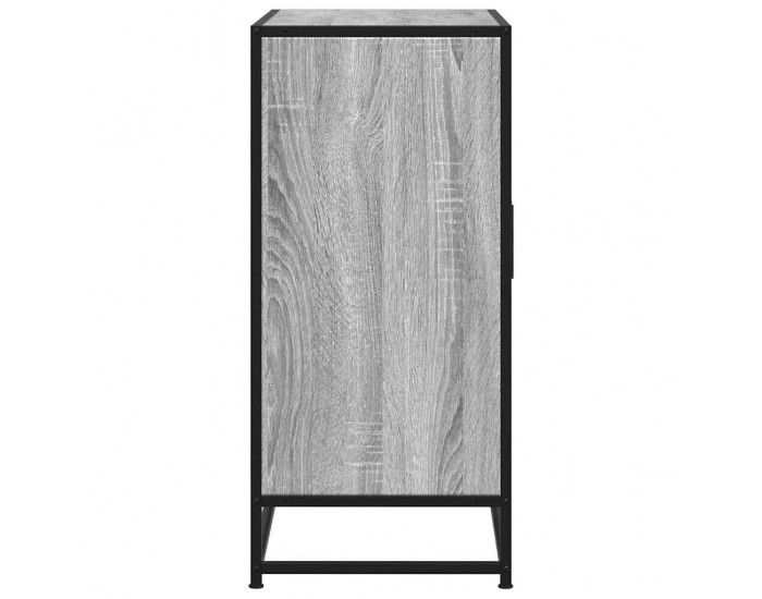 Sonata H Шкаф Grey Sonoma 68x35x76 cm Изработена дървесина и метал