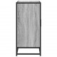 Sonata H Шкаф Grey Sonoma 68x35x76 cm Изработена дървесина и метал