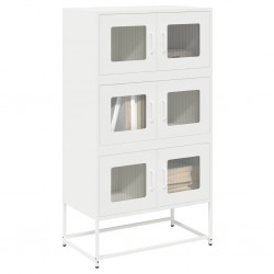 Sonata H Висока дъска Бяла 68x39x123 cm Стомана - Corpuri, vitrine, biblioteci modulare