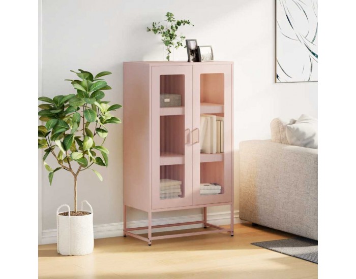Sonata H Висока дъска Pink 68x39x123 cm Стомана