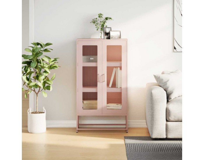 Sonata H Висока дъска Pink 68x39x123 cm Стомана