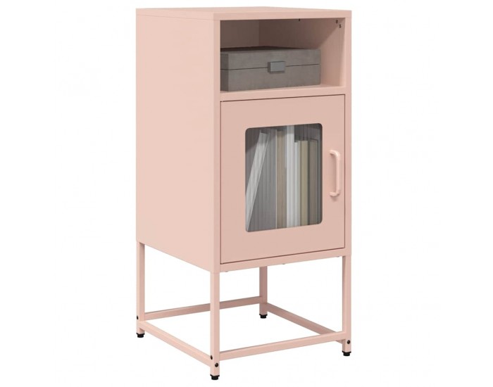 Sonata H Нощен шкаф Pink 36x39x78 cm Студено валцувана стомана
