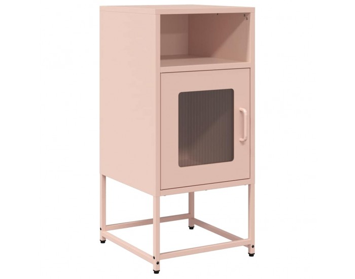 Sonata H Нощен шкаф Pink 36x39x78 cm Студено валцувана стомана