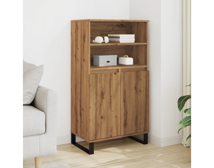 Sonata H Highboard Artisan Дъб 60x36x110 cm Инженерна дървесина
