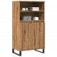 Sonata H Highboard Artisan Дъб 60x36x110 cm Инженерна дървесина