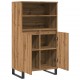 Sonata H Highboard Artisan Дъб 60x36x110 cm Инженерна дървесина
