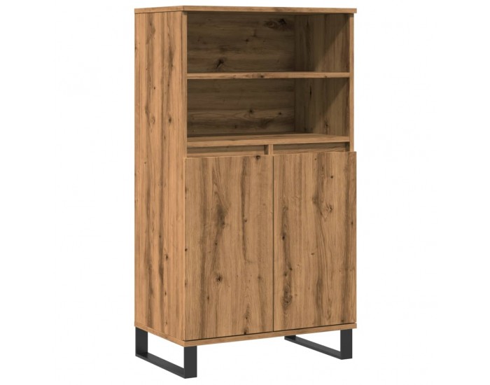 Sonata H Highboard Artisan Дъб 60x36x110 cm Инженерна дървесина