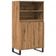 Sonata H Highboard Artisan Дъб 60x36x110 cm Инженерна дървесина