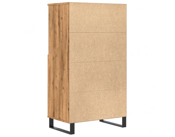Sonata H Highboard Artisan Дъб 60x36x110 cm Инженерна дървесина