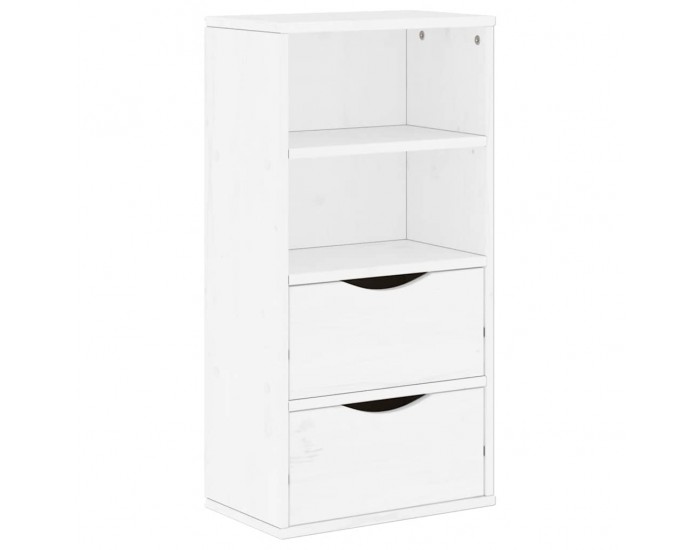 Sonata H Страничен шкаф с чекмеджета ODDA White 40x24x79 cm