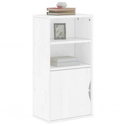 Sonata H Страничен шкаф ODDA White 40x24x79 cm Масивна дървесина Бор - Corpuri, vitrine, biblioteci modulare