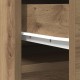 Sonata H Highboard Artisan Дъб 37,5x35x180 cm Инженерна дървесина