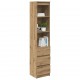Sonata H Highboard Artisan Дъб 37,5x35x180 cm Инженерна дървесина